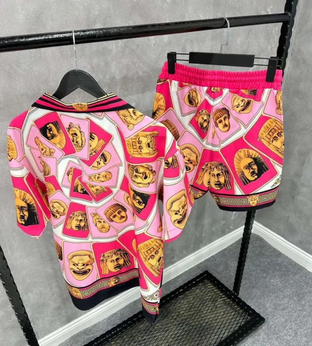 Versace Shirt with Short 450-16 - Image 2