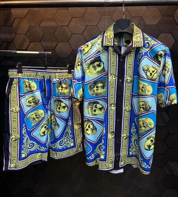 Versace Shirt with Short 450-3