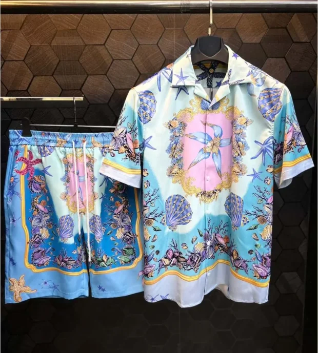 Versace Shirt with Short 450-4
