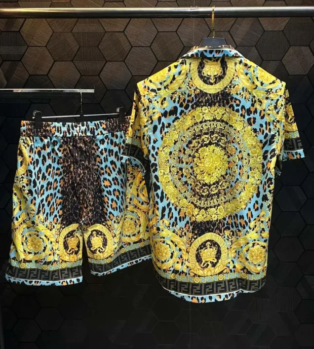 Versace Shirt with Short 450-8 - Image 2