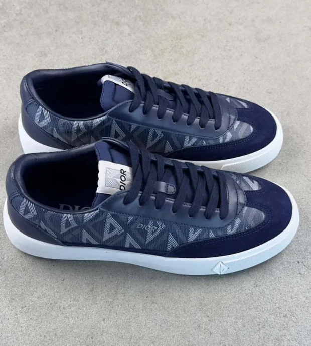 Dior B101 sneaker gray CD diamond canvas 800-1