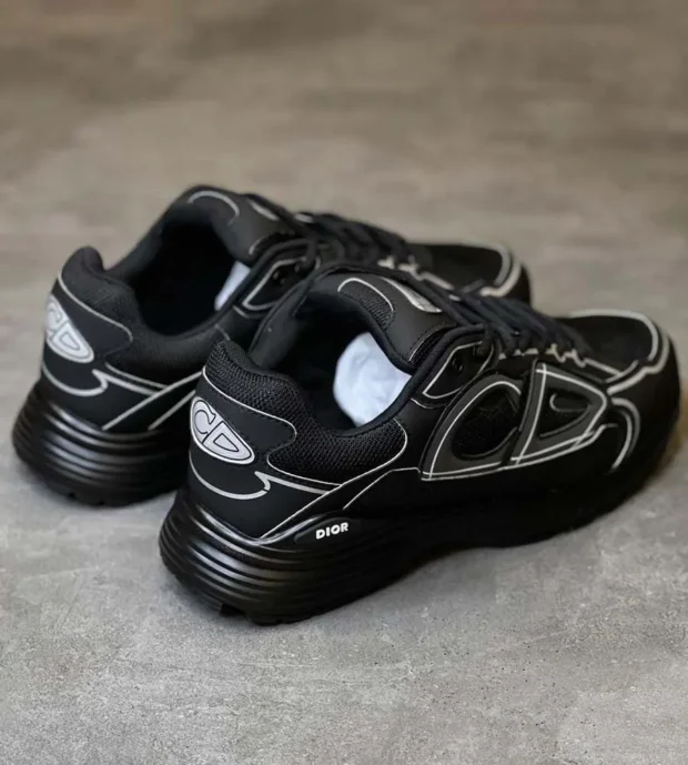 Dior B30 CD Sneaker Black 800 - Image 2