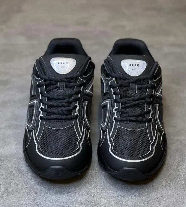 Dior B30 CD Sneaker Black 800 - Image 3