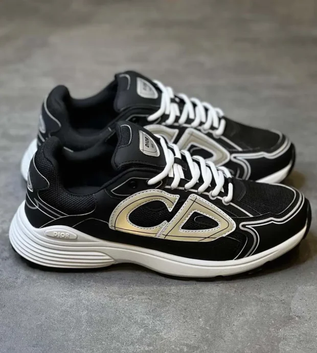 Dior CD B30 Black and White Sneakers 800-1 - Image 3