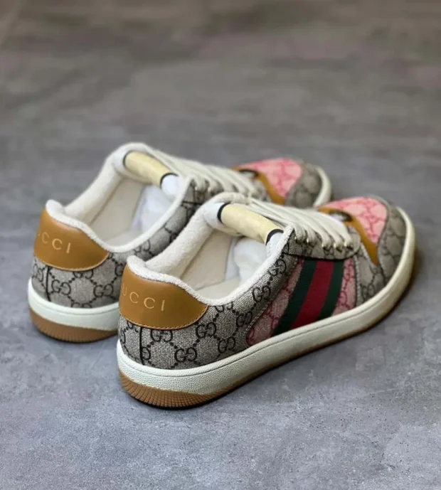 Gucci Canvas Screener Sneakers 800 - Image 3