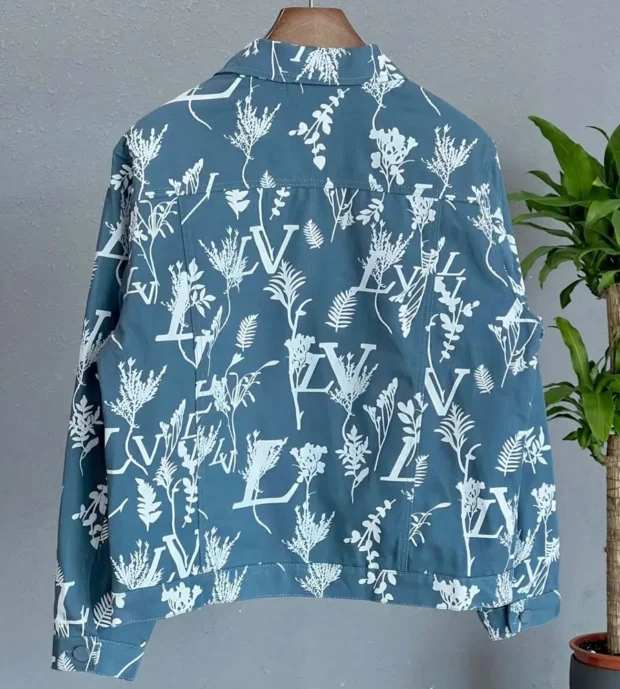 LV Denim Jacket 550-1 - Image 2