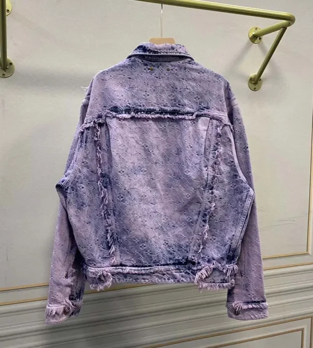 LV Denim Jacket 550-3 - Image 2