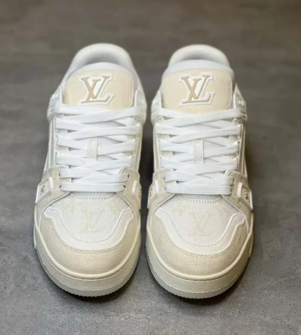 LV monogram SS LV Trainer Sneakers 800-2 - Image 2