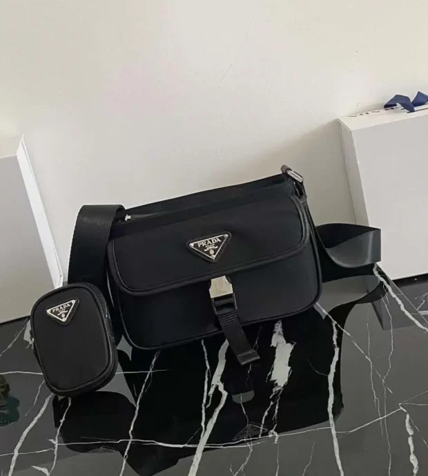 Prada Rey Nylon Cross Body Bag 750