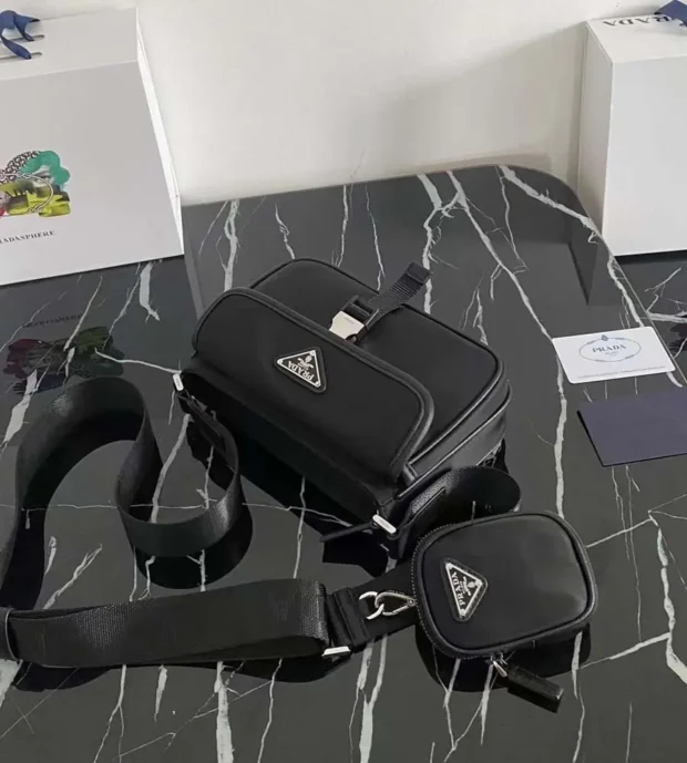 Prada Rey Nylon Cross Body Bag 750 - Image 2