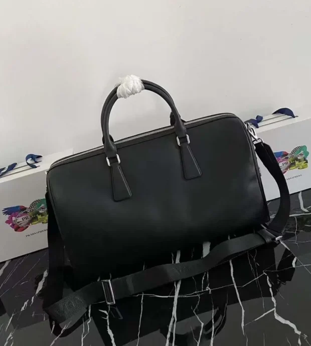 Prada Saffiano Leather Travel Bag 1200 - Image 4