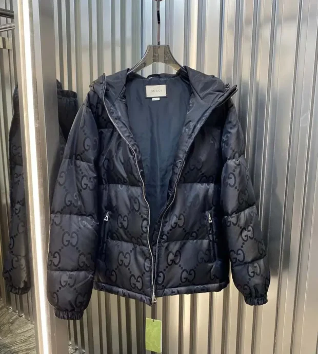 Gucci Down Filled Jumbo GG Jacket-850-1 - Image 2