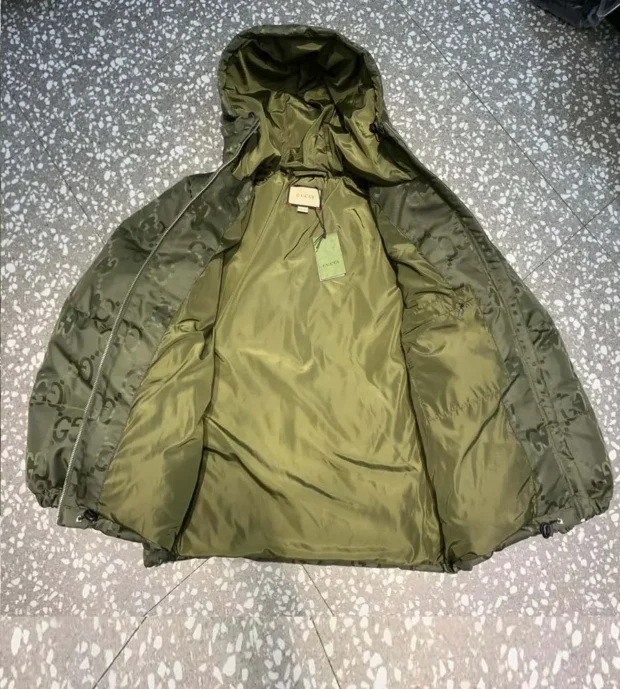 Gucci Down Filled Jumbo GG Jacket-850-2 - Image 2