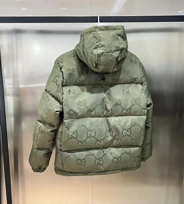 Gucci Down Filled Jumbo GG Jacket-850-2 - Image 3
