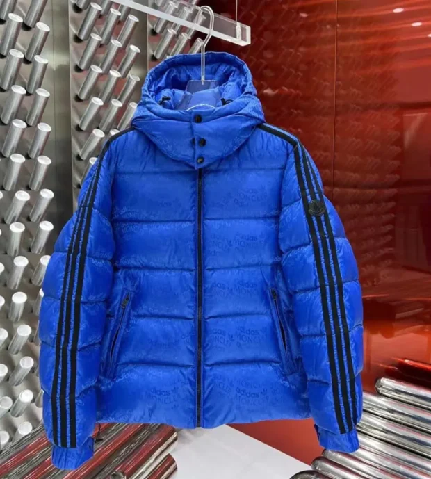 Moncler X Adidas Originals Jacquard Quilted Down Jacket Coat 950-1