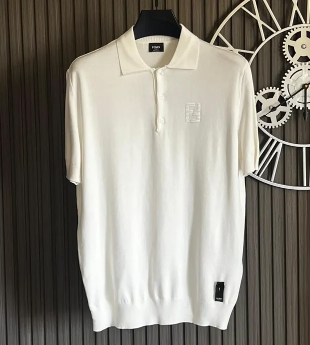 Fendi T Shirt Polo-300-3