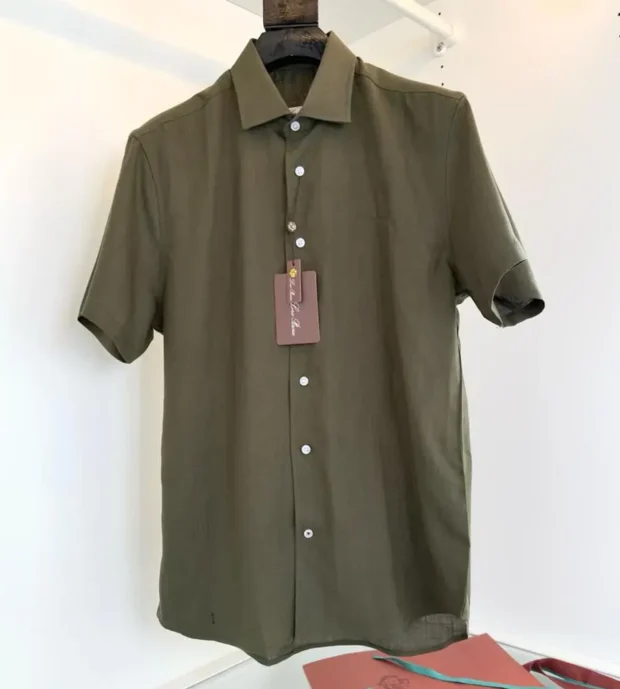 Loropiana Linen Shirt-400-3