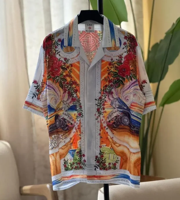 Casablanca Shirt in Silk Twilli-450-3