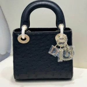 Christian Dior White Lizard Ladies Mini Bag 5000-11