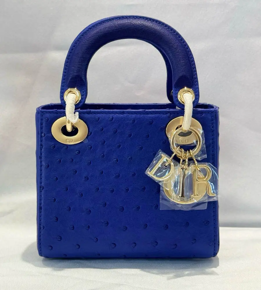 Christian Dior White Lizard Ladies Mini Bag 5000-13