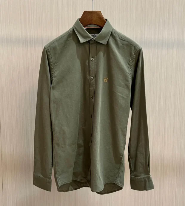 Hermes Linen Shirts 400-3