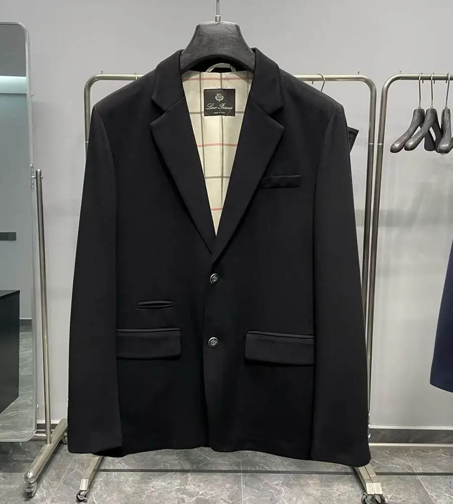 Loropiana Single Breasted Blazer Coat 850-3